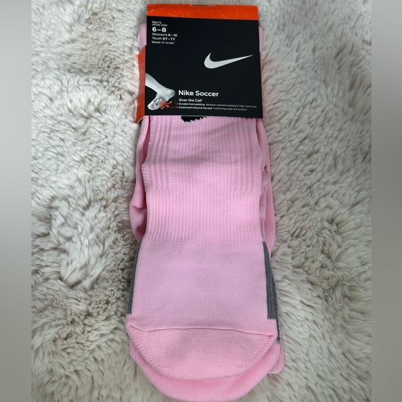 Nike Accessories - NWT Nike Soccer Over the Calf socks - pink - men’s 6-8 women’s 6-10